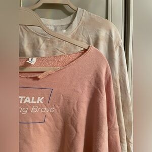 Cropped & Tie Dye Sweatshirt Bundle, 2-pieces
